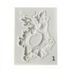 Молд А161, Рамка с ангелом, 7х5,3 см