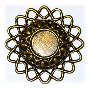Филигрань-сеттинг 1039, цвет: бронза ― Творча майстерня ДекоПарк