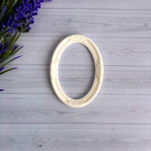 Рамка овальная, 7х5см /пд876 ― Творча майстерня ДекоПарк