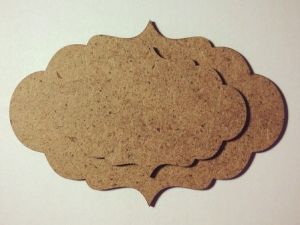 Шильда 056, 7*4,8 см, мдф 3 мм ― Творча майстерня ДекоПарк