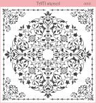 Трафарет "Tati stencil" 0012, 30х30 см, Орнамент 30х30 см, фоновый