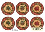 Декупажная карта А4 Hobby-decor, 55 г/м, hd006ny , Новогодние игрушки
