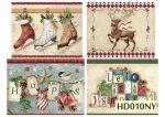 Декупажная карта А4 Hobby-decor, 55 г/м, hd010ny , Новогодняя