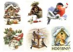 Декупажная карта А4 Hobby-decor, 55 г/м, hd018ny , Новогодняя