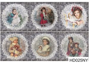 Декупажная карта А4 Hobby-decor, 55 г/м, hd025ny, Новогодняя ― Творча майстерня ДекоПарк
