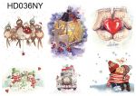 Декупажная карта А4 Hobby-decor, 55 г/м, hd036ny , Новогодняя 