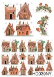 Декупажная карта А4 Hobby-decor, 55 г/м, hd039ny , Новогодняя 