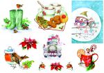 Декупажная карта А4 Hobby-decor, 55 г/м, hd047ny , Новогодняя 