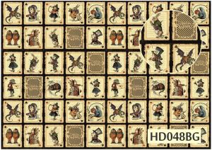 Декупажная карта А4 Hobby-decor, фоновая, 55 г/м, HD048BG ― Творча майстерня ДекоПарк
