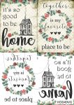 Декупажная карта А4 Hobby-decor, 55 г/м, HD049VG, Винтажная фоновая карта для ключниц с зеркальным изображением