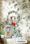 Декупажная карта А4 Hobby-decor, 55 г/м, hd086ny , Новогодняя 