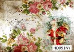 Декупажная карта А4 Hobby-decor, 55 г/м, hd091ny , Новогодняя 
