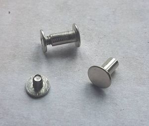 Крепление для зажимных механизмов, болт, цв.: сер., 13х5 мм (scb812)   ― Творча майстерня ДекоПарк