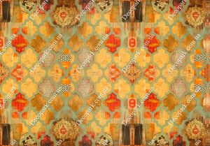 Декупажная карта 1235, фоновая, разноцветная ― Творча майстерня ДекоПарк