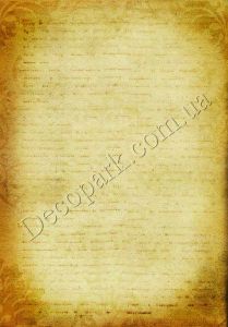 Декупажная карта 1771 фоновая, Письмо ― Творча майстерня ДекоПарк