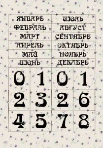 Декупажная карта 1830 ― Творча майстерня ДекоПарк