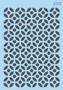 Объёмный трафарет "Tati stencil" 2012, А5, Фоновый ― Творча майстерня ДекоПарк