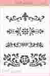 Трафарет TATI stencil 2127, вензеля