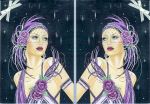 Декупажная карта 3003, девушки