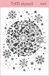 Трафарет "Tati stencil" 3105, Новый год, зима