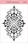 Трафарет "Tati stencil" 3132, центр, филигрань
