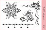 Трафарет "Tati stencil" 3137, А6, Новый год