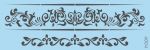 Трафарет 4004 Tati Stencil, бордюры