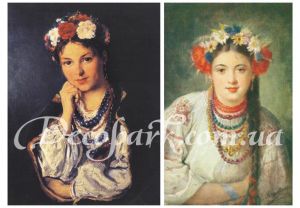 Декупажная карта 462, украинский мотив, СФБ ― Творча майстерня ДекоПарк
