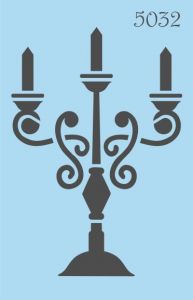 Объёмный трафарет "Tati stencil" 5032, Подсвечник ― Творча майстерня ДекоПарк