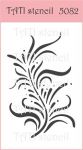 Трафарет "Tati stencil" 5082, растения, цветочный орнамент