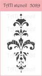 Трафарет "Tati stencil" 5089, Цветочный орнамент