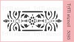 Трафарет "Tati stencil" 5093, центр
