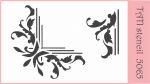 Трафарет "Tati stencil" 5065, углы, бордюры