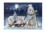 Декупажная карта 952 на Новогоднее Шампанское 2016