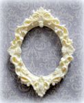 Рамочка, мод. пл., цв.: бел., 75х55мм.Внутр.размер 4,3х3,5см