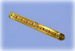 Петля 064, рояльная, полуоборотная, цв.: зол., 115х13мм