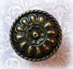 Ручка 114, цв. бр., под винт, "кнопка"
