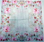 Салфетка 487, "Сад магнолий", 33*33 см, 18,5 г/м2, Ambiente