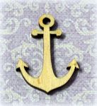 Декор 032м, Якорь, 3 см, фанера 4 мм