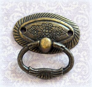 Ручка 153, цв. бр., под шурупы ( с кольцом ) ― Творча майстерня ДекоПарк