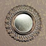 Филигрань-сеттинг 1042, цвет: серебро, 35мм