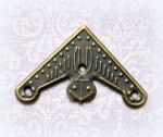 Уголок 063,цв.: бронза, 32х32 мм