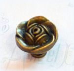 Ручка 171, Роза, цв.: бронза, 31х25мм, "кнопка"