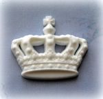 Молд А158, Корона и три розочки, 5,7 см