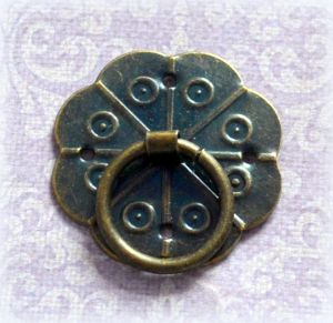 Ручка 013Б, "кольцо", 3см, цв. бр. ― Творча майстерня ДекоПарк
