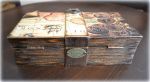  Филигрань-Бирка (scb047) металлическая Hand Made, бронза, 3см