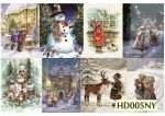 Декупажная карта А4 Hobby-decor, 55 г/м, hd005ny , Новогодняя