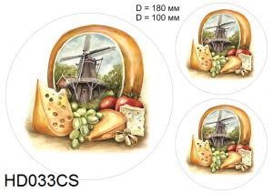 Декупажная карта 4099 на сырную доску ― Творча майстерня ДекоПарк