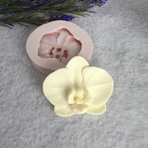 Молд А409, 3D Орхидея, 8,7х7,5х2 см ― Творча майстерня ДекоПарк