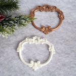 Рамочка ажурная, 7,4х7,2 см, гибкая /гд116
